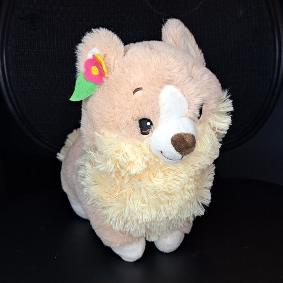 Fiesta Other - Fiesta Toys Plush Corgi Dog Cute With Flowers 10 Inch